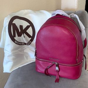 Michael Kors Rhea medium leather backpack